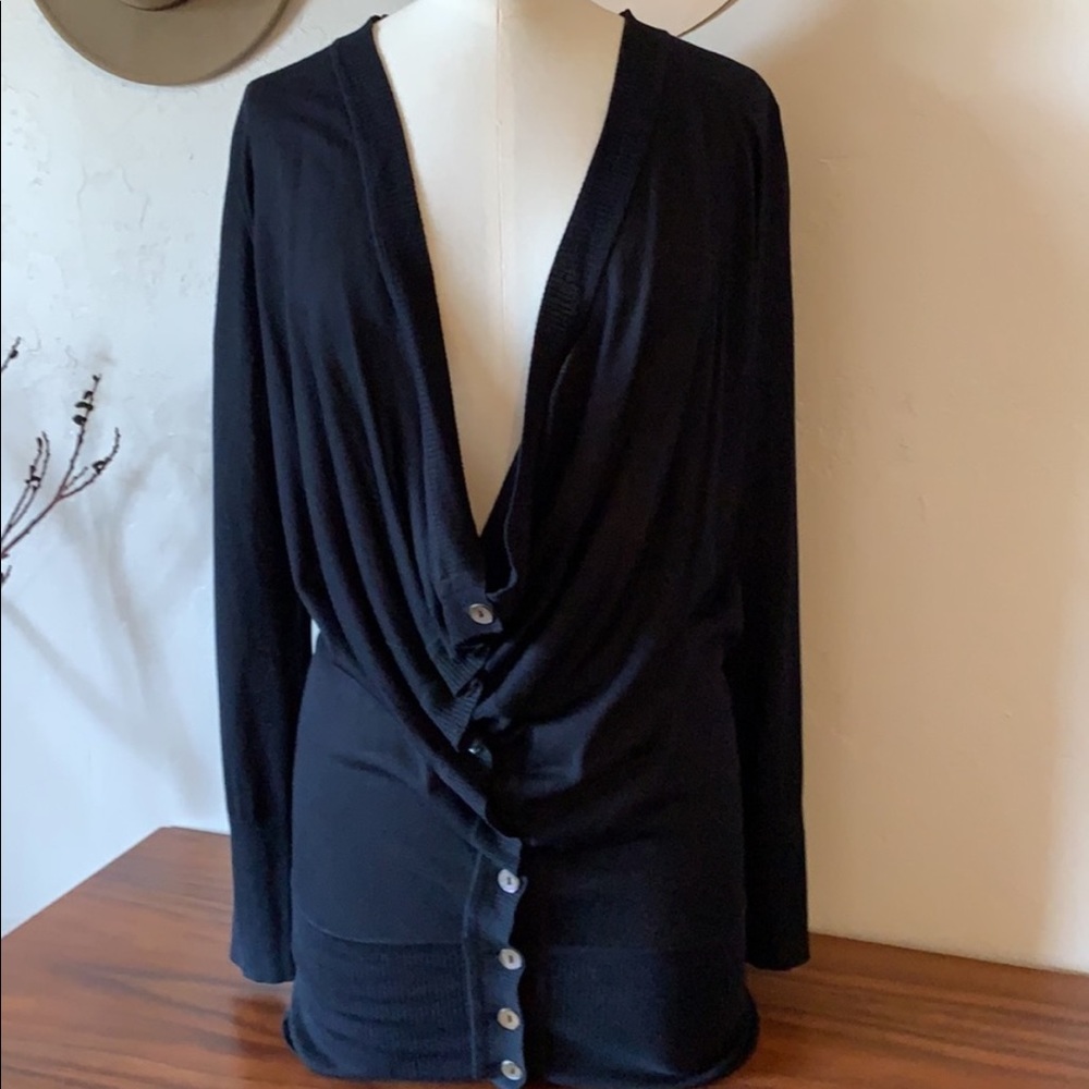 Autumn Cashmere Black Cardigan